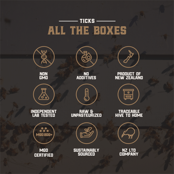 Raw Manuka Honey MGO 200+ 1.1lb